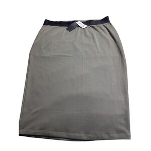 Reebok x Cardi B Ribbed Midi Skirt Hunter Green Plus Size 4X H59317 NEW